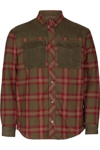 2024 Seeland Mens Vancouver Shirt 4021980060014 - Red Check